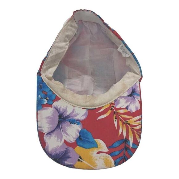 Kings Dominion Floral Long Bill OSFA Vintage 80s Hat Cap Amusement Park - Picture 4 of 5